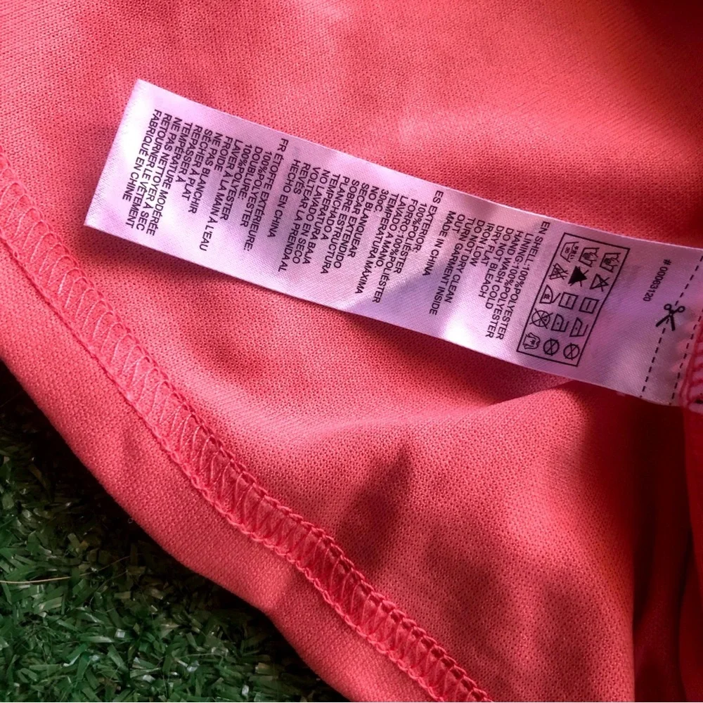 Coral Sleeveless Crochet Dress Sheath Spring Summer Dress Size S - Picture 7 of 7